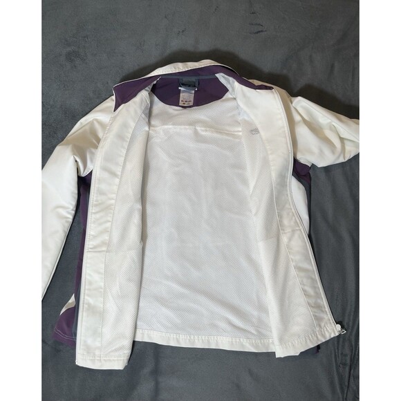 Rbk Jacket Women Large White Outdoors Transitional Easy Everyday Boatride Lounge - Picture 11 of 14